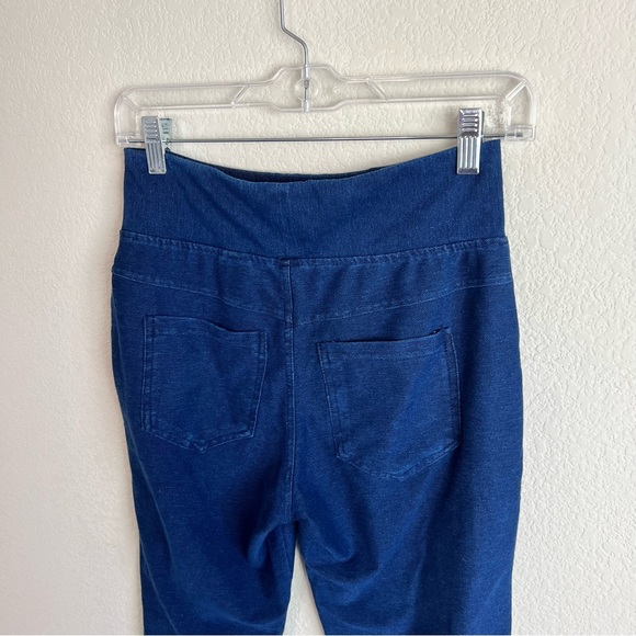 A New Day Dark Wash Full-Length Pull On Skinny Jeans Leggings Jegging Tights - Picture 7 of 9